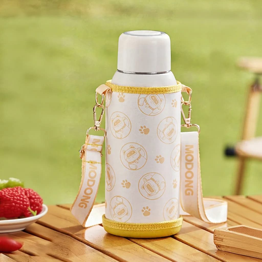 Портативна електрична дорожня чашка-чайник 600ml, внутрішня колба з 316 Stainless Steel