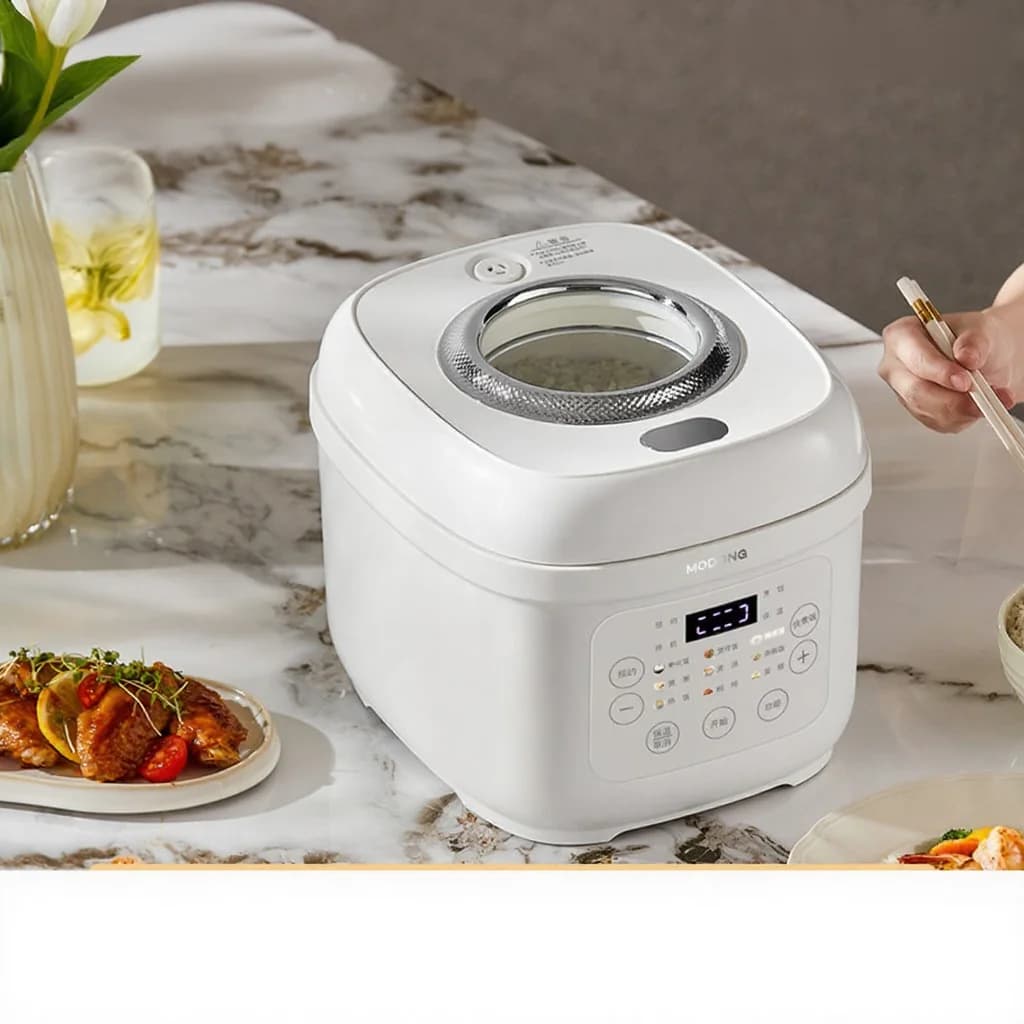 Електрична рисоварка 3L із керамічною чашею, 600W