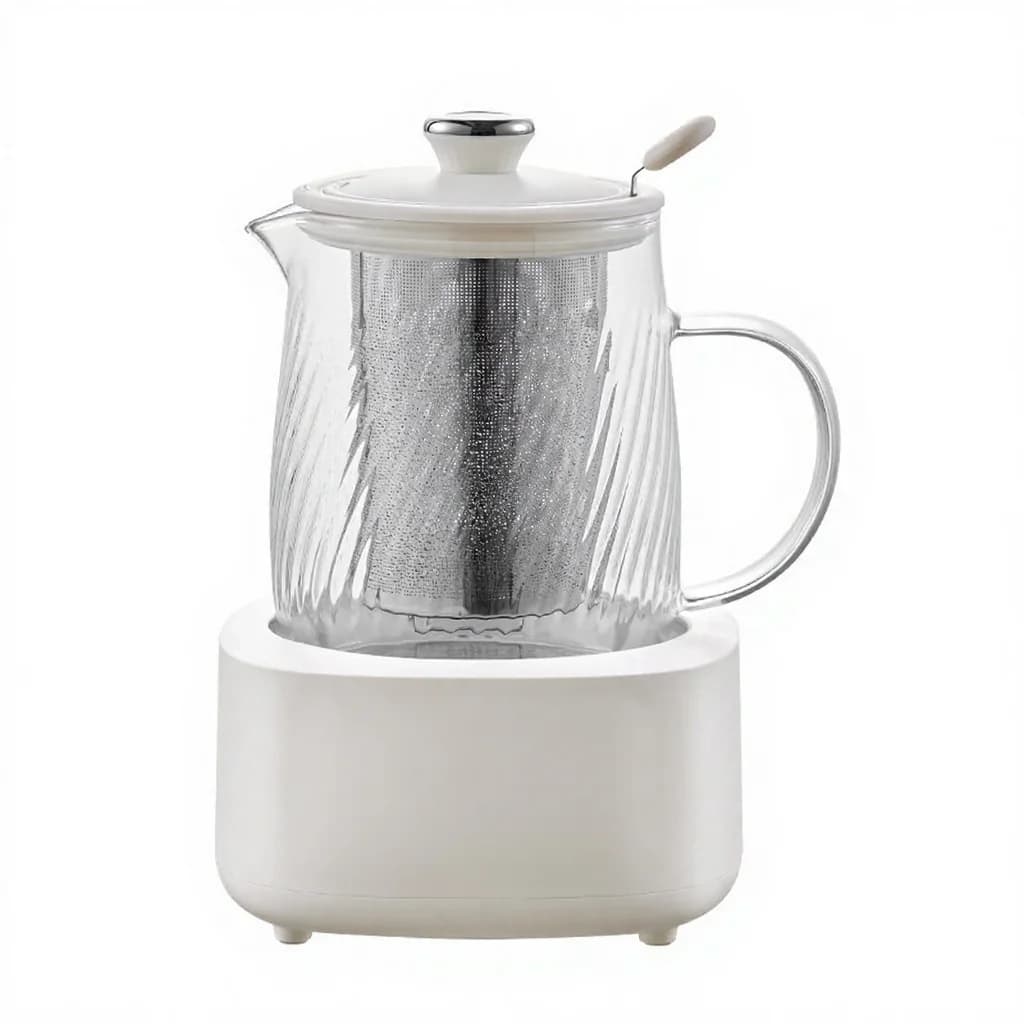 Скляний електричний горщик для здоров’я з регулюванням температури 1.2L