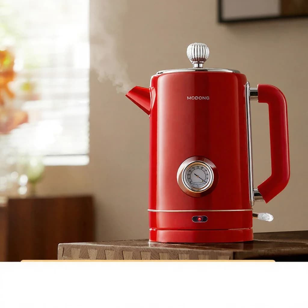 Електричний чайник з 304 Stainless Steel 1.8L, підтримання тепла 1500W