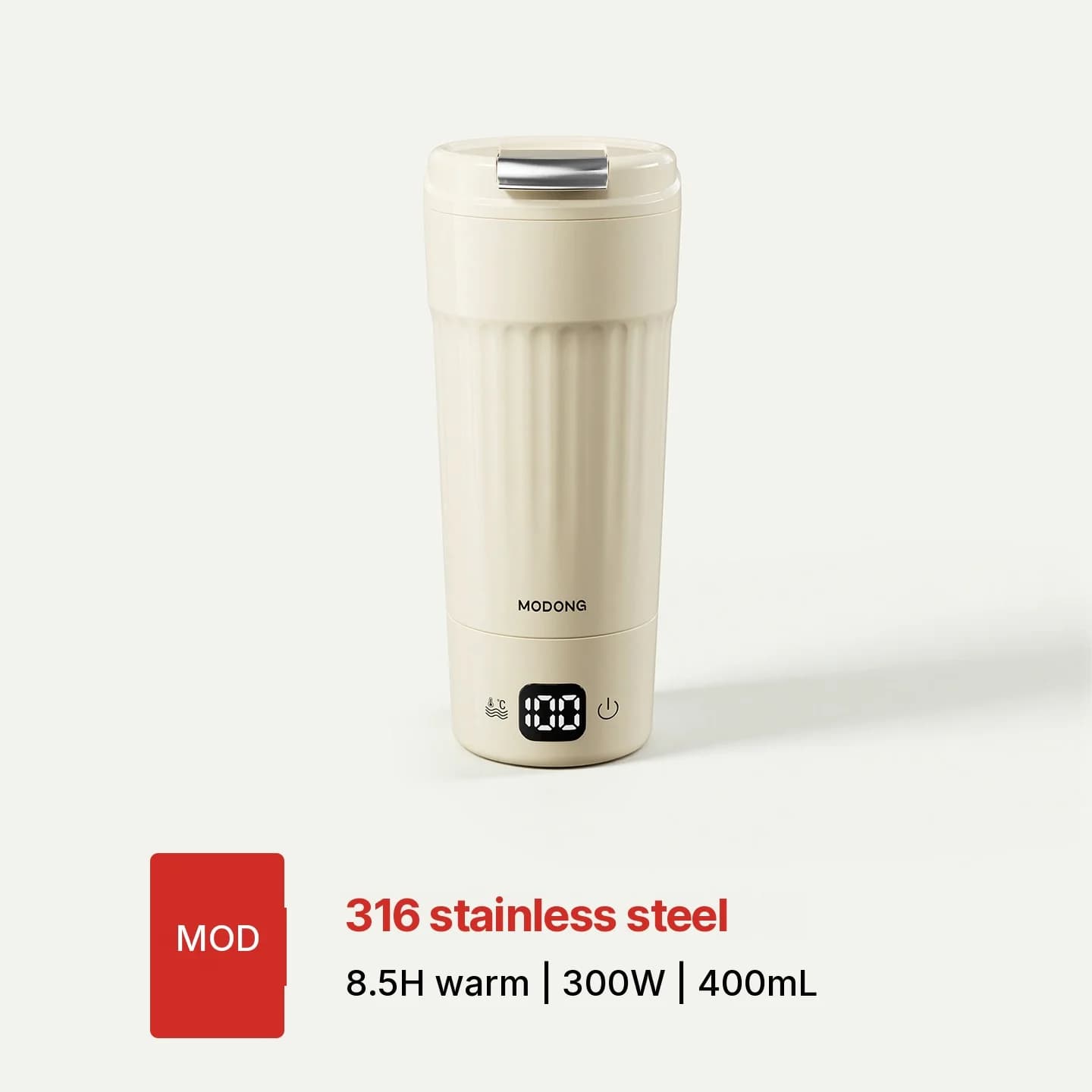 Портативна електрична чашка-нагрівач, 400mL, 7 режимів температури