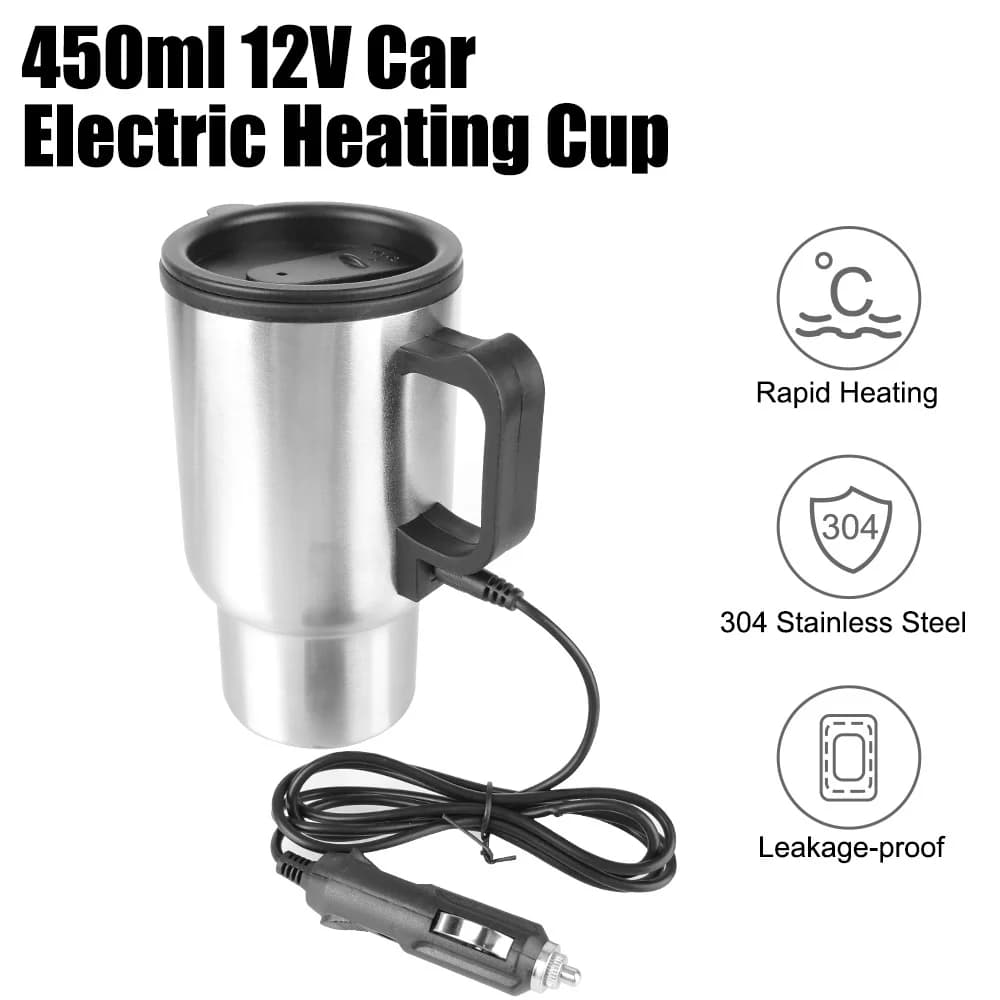 Автомобільний електрочайник 450 мл 12V