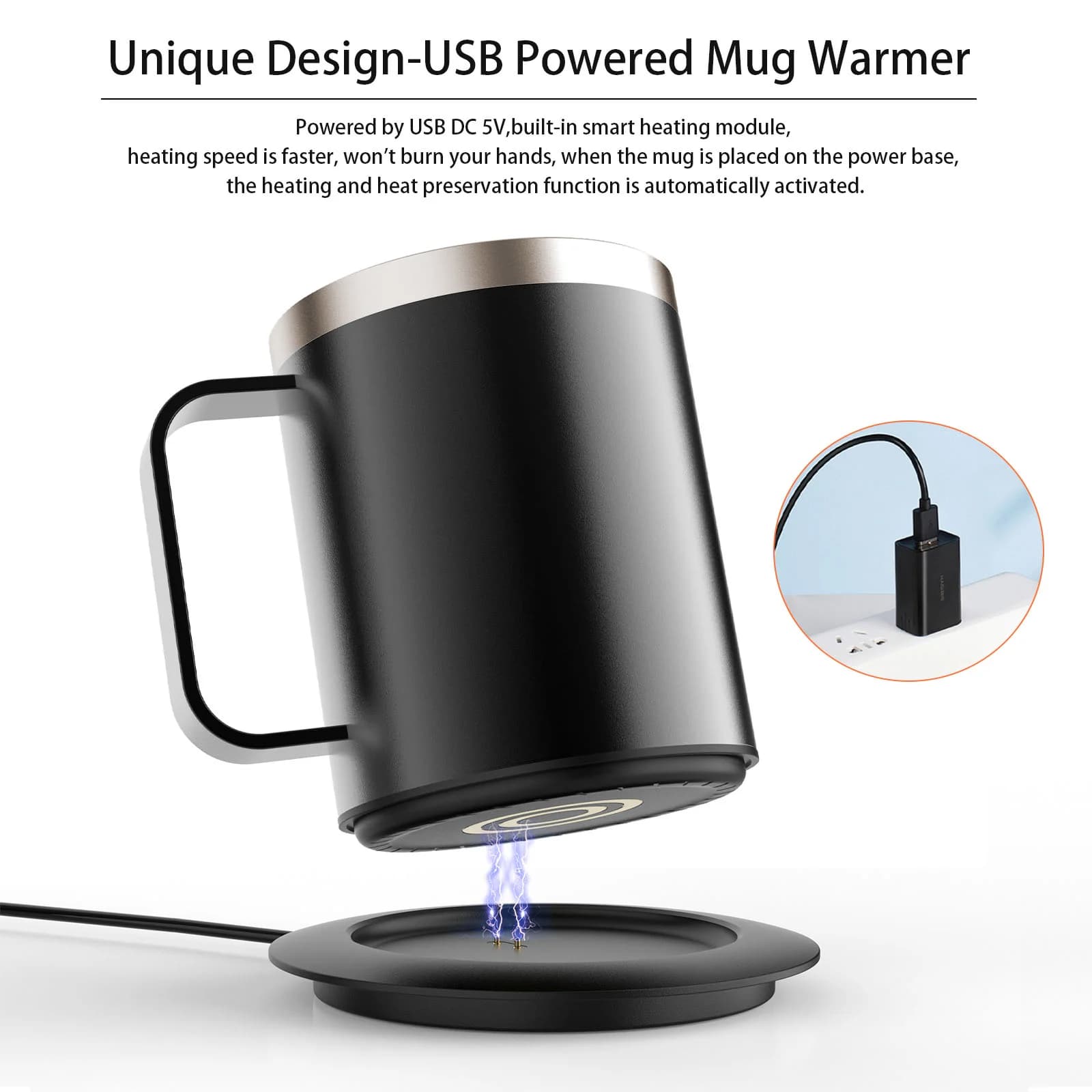 12oz USB кухоль з підігрівом